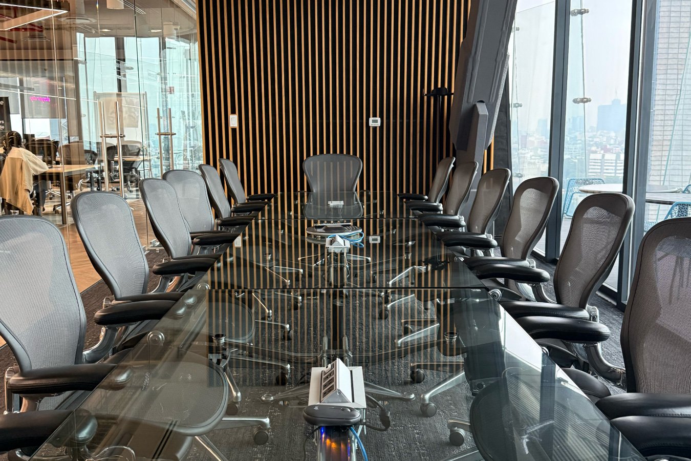 Sala de reuniones de NMD Comunicación en Ciudad de México
